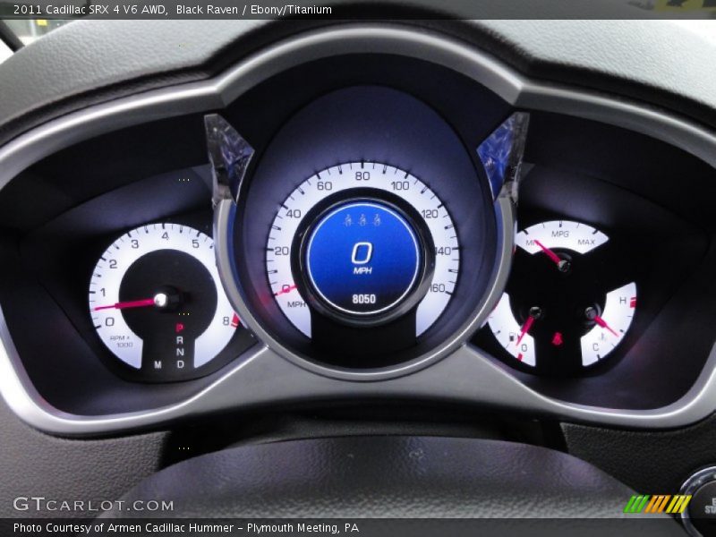 Black Raven / Ebony/Titanium 2011 Cadillac SRX 4 V6 AWD