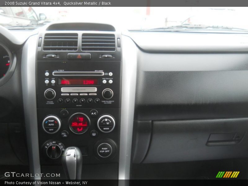Quicksilver Metallic / Black 2008 Suzuki Grand Vitara 4x4