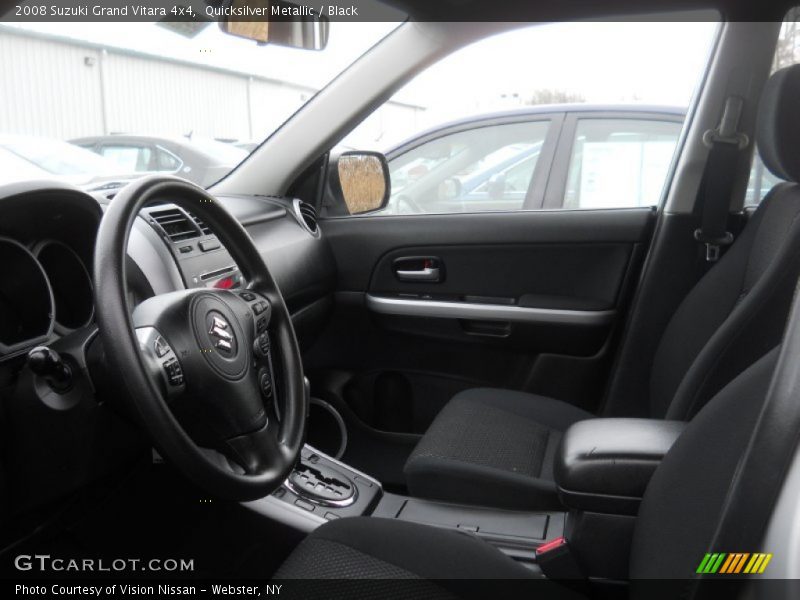 Quicksilver Metallic / Black 2008 Suzuki Grand Vitara 4x4
