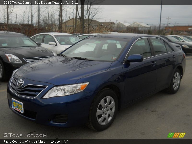 Blue Ribbon Metallic / Ash Gray 2010 Toyota Camry