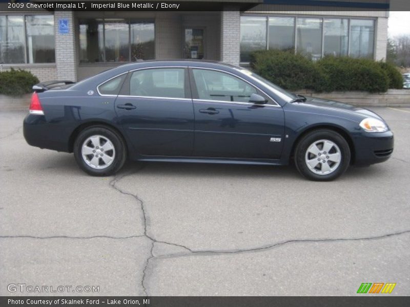 Imperial Blue Metallic / Ebony 2009 Chevrolet Impala LT