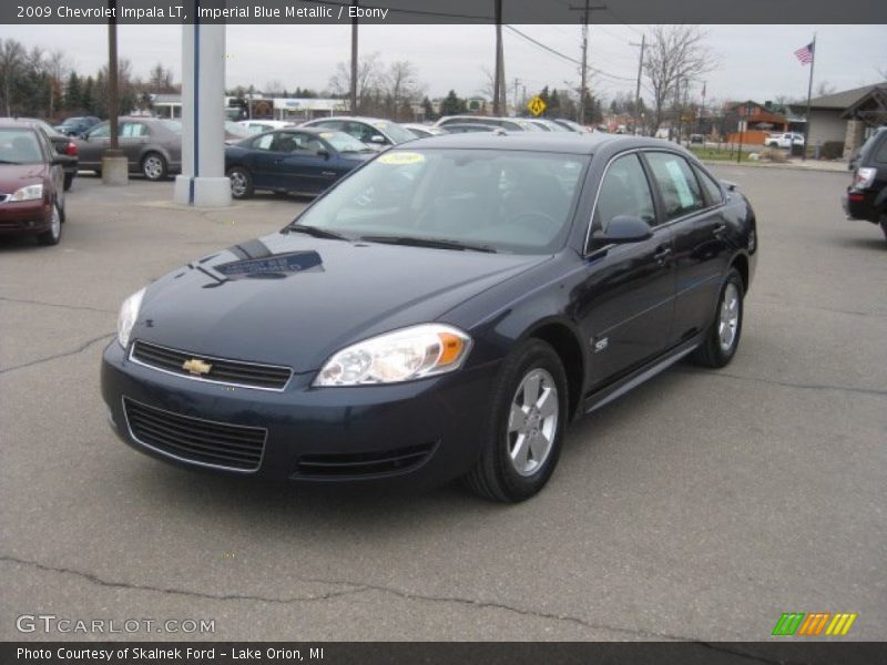 Imperial Blue Metallic / Ebony 2009 Chevrolet Impala LT