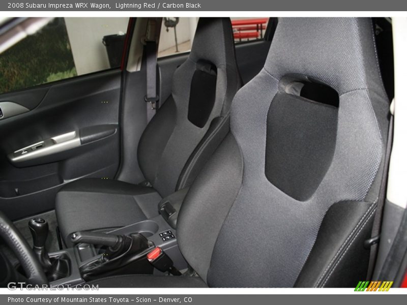 Lightning Red / Carbon Black 2008 Subaru Impreza WRX Wagon