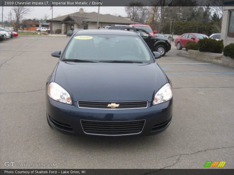 Imperial Blue Metallic / Ebony 2009 Chevrolet Impala LT