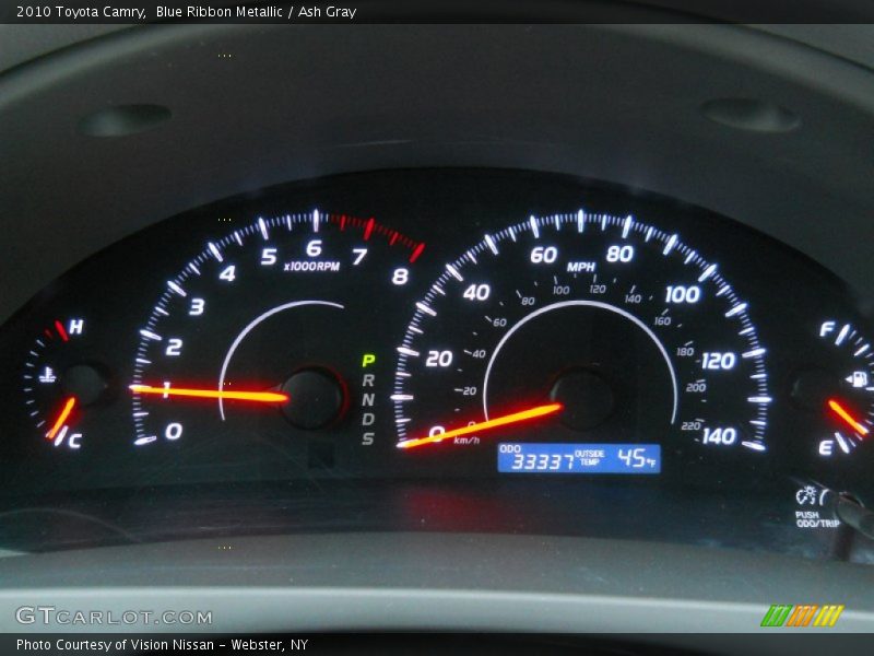Blue Ribbon Metallic / Ash Gray 2010 Toyota Camry