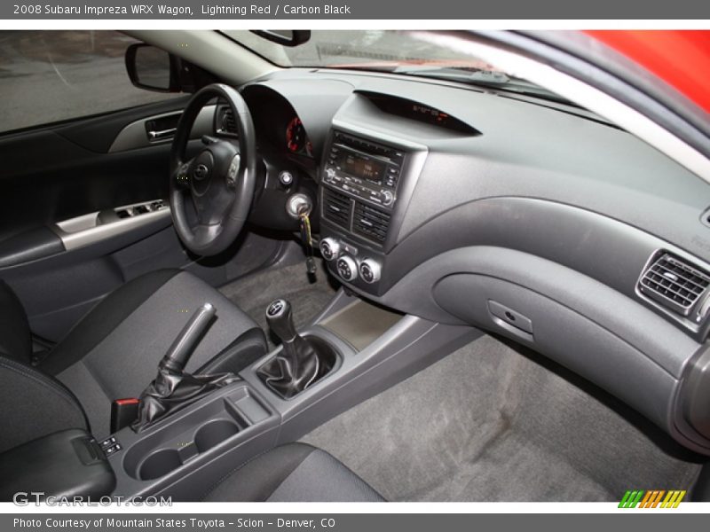 Lightning Red / Carbon Black 2008 Subaru Impreza WRX Wagon