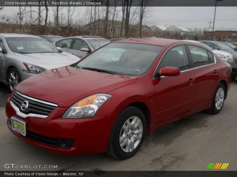 Red Brick Metallic / Charcoal 2009 Nissan Altima 2.5 S