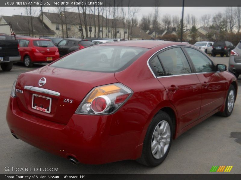 Red Brick Metallic / Charcoal 2009 Nissan Altima 2.5 S