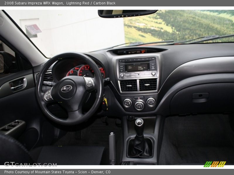 Lightning Red / Carbon Black 2008 Subaru Impreza WRX Wagon