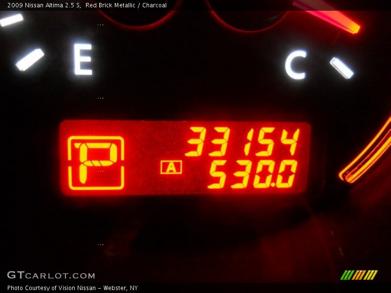 Red Brick Metallic / Charcoal 2009 Nissan Altima 2.5 S