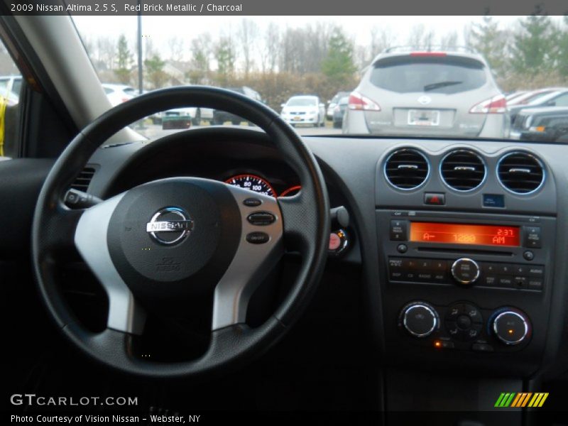Red Brick Metallic / Charcoal 2009 Nissan Altima 2.5 S