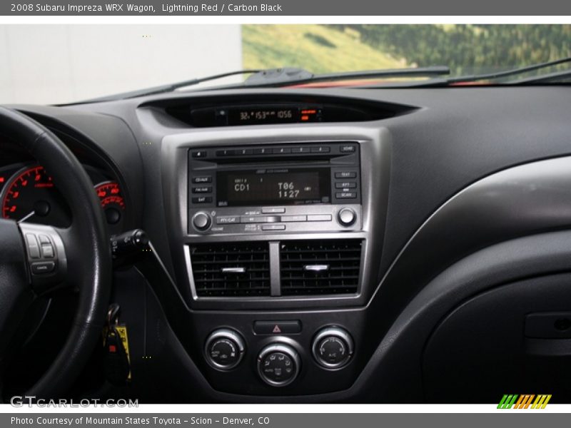 Lightning Red / Carbon Black 2008 Subaru Impreza WRX Wagon