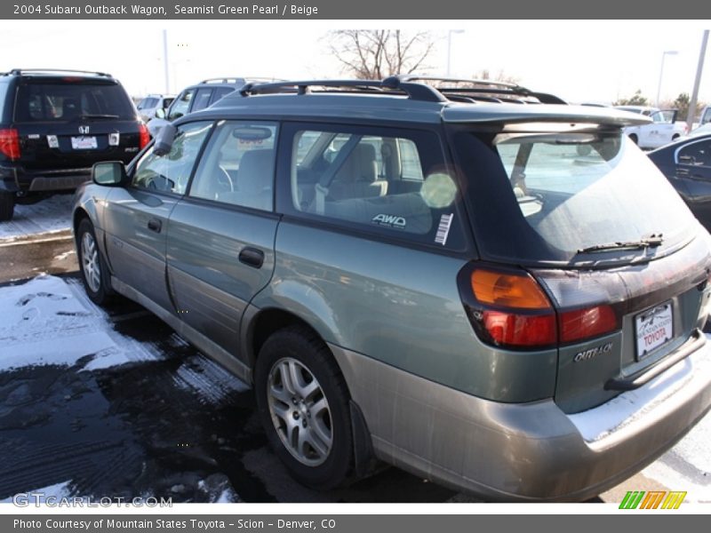 Seamist Green Pearl / Beige 2004 Subaru Outback Wagon