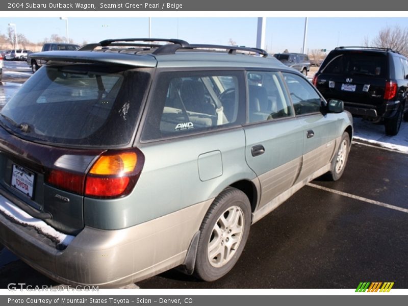 Seamist Green Pearl / Beige 2004 Subaru Outback Wagon