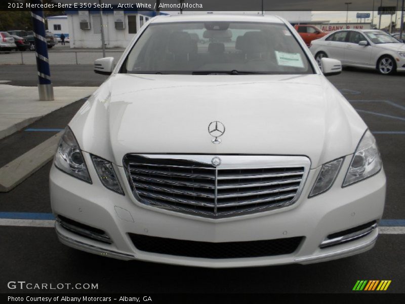 Arctic White / Almond/Mocha 2012 Mercedes-Benz E 350 Sedan