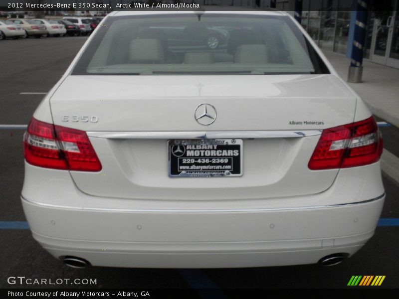 Arctic White / Almond/Mocha 2012 Mercedes-Benz E 350 Sedan