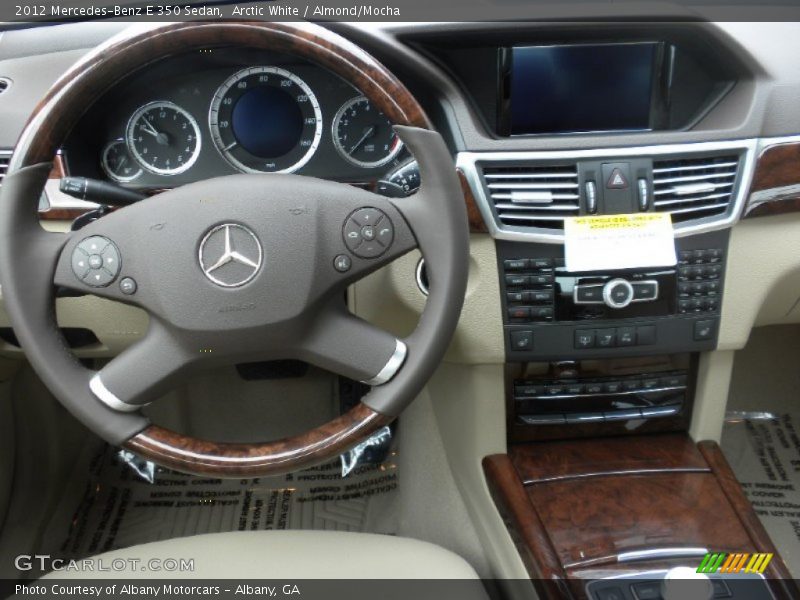 Arctic White / Almond/Mocha 2012 Mercedes-Benz E 350 Sedan