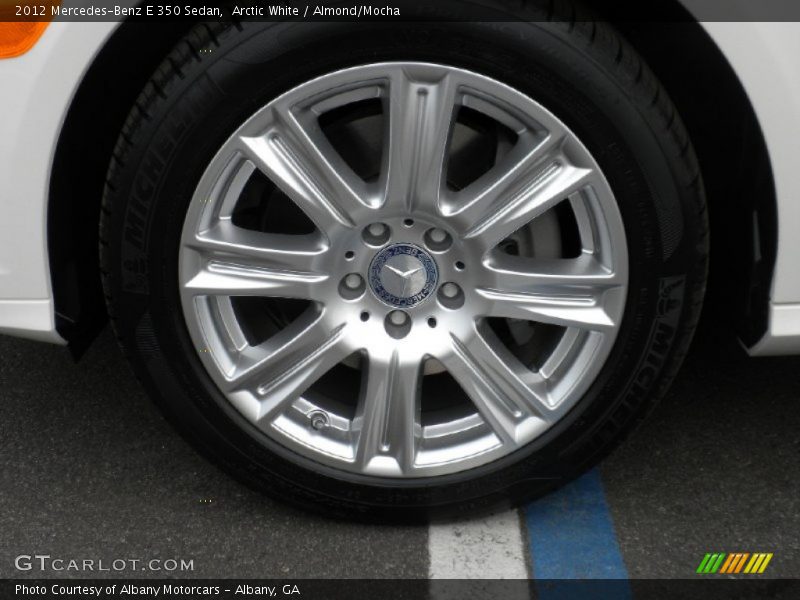 Arctic White / Almond/Mocha 2012 Mercedes-Benz E 350 Sedan