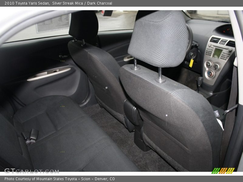 Silver Streak Mica / Dark Charcoal 2010 Toyota Yaris Sedan