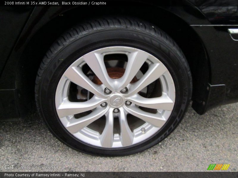 Black Obsidian / Graphite 2008 Infiniti M 35x AWD Sedan
