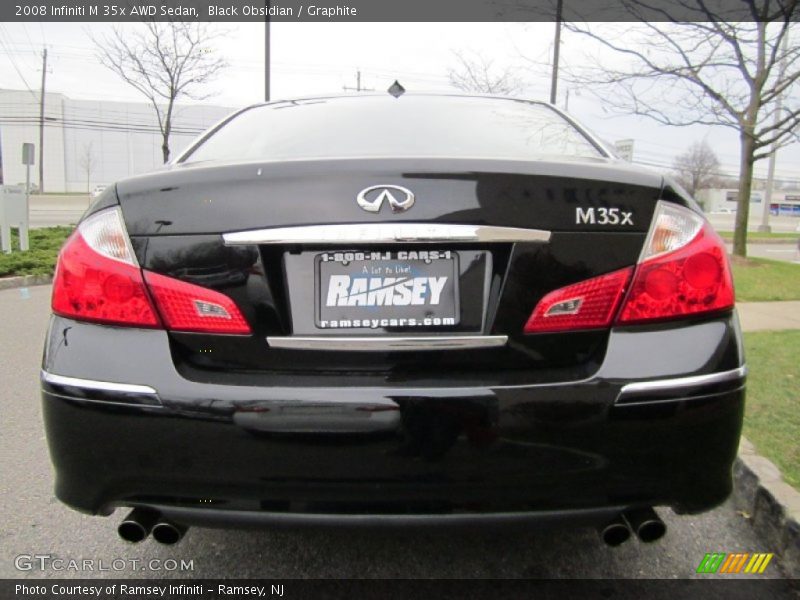 Black Obsidian / Graphite 2008 Infiniti M 35x AWD Sedan