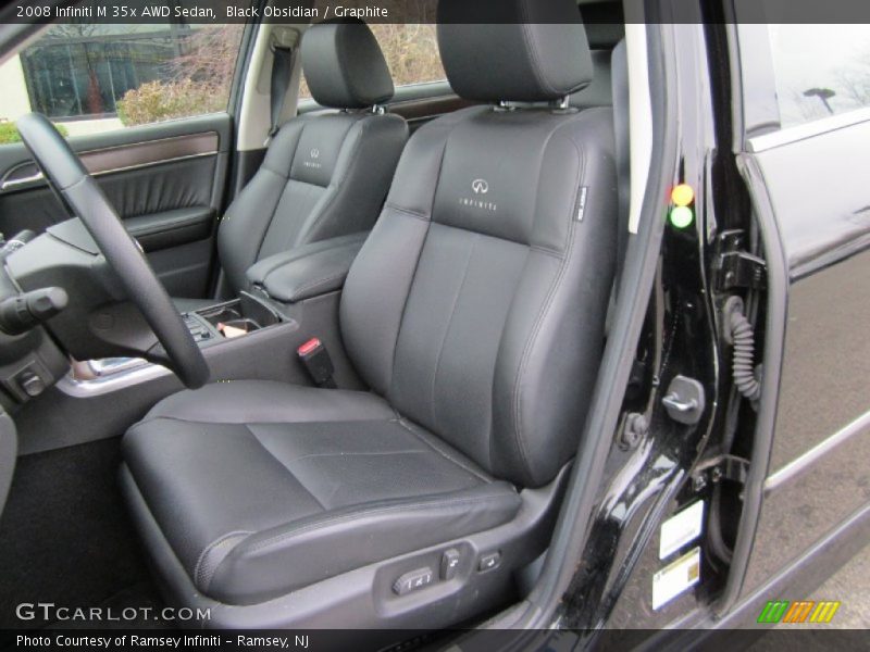 Black Obsidian / Graphite 2008 Infiniti M 35x AWD Sedan