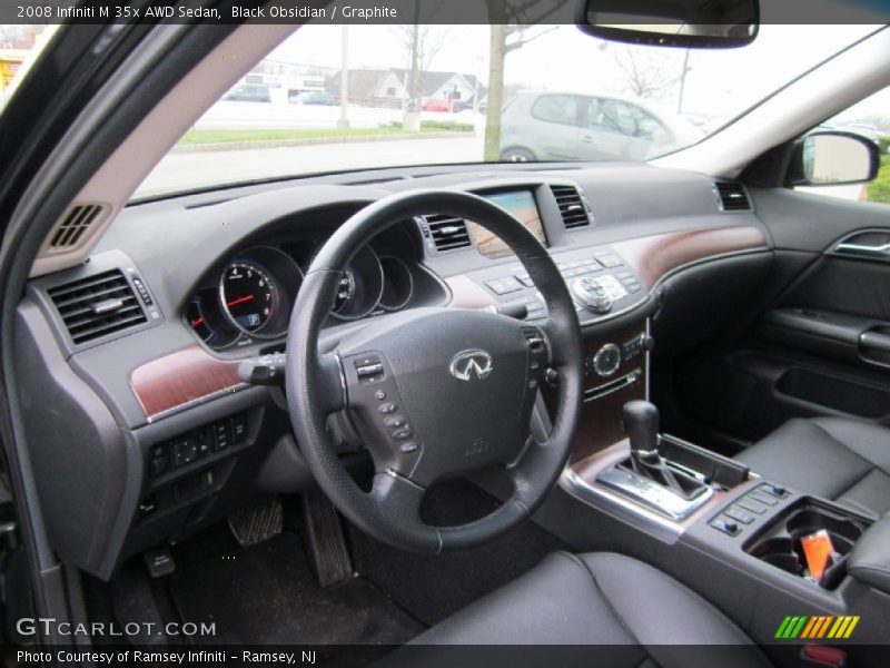 Black Obsidian / Graphite 2008 Infiniti M 35x AWD Sedan