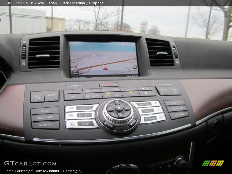 Black Obsidian / Graphite 2008 Infiniti M 35x AWD Sedan