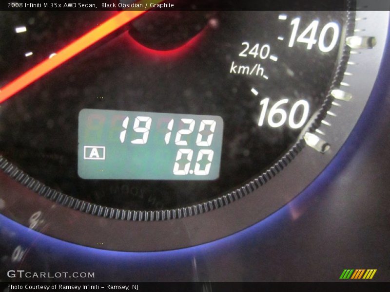 Black Obsidian / Graphite 2008 Infiniti M 35x AWD Sedan