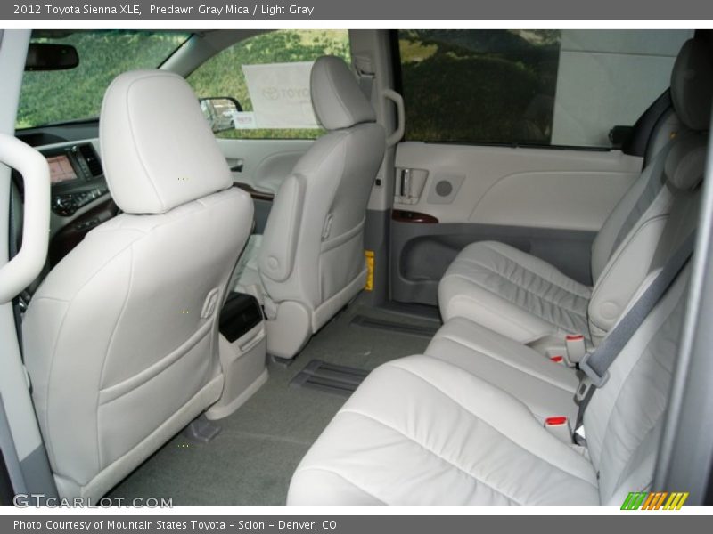 Predawn Gray Mica / Light Gray 2012 Toyota Sienna XLE