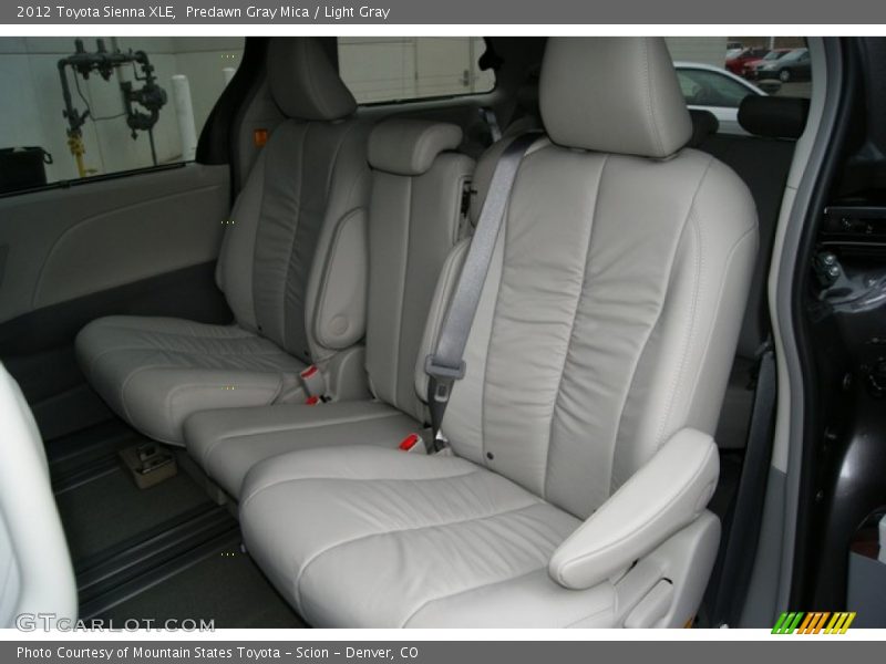 Predawn Gray Mica / Light Gray 2012 Toyota Sienna XLE