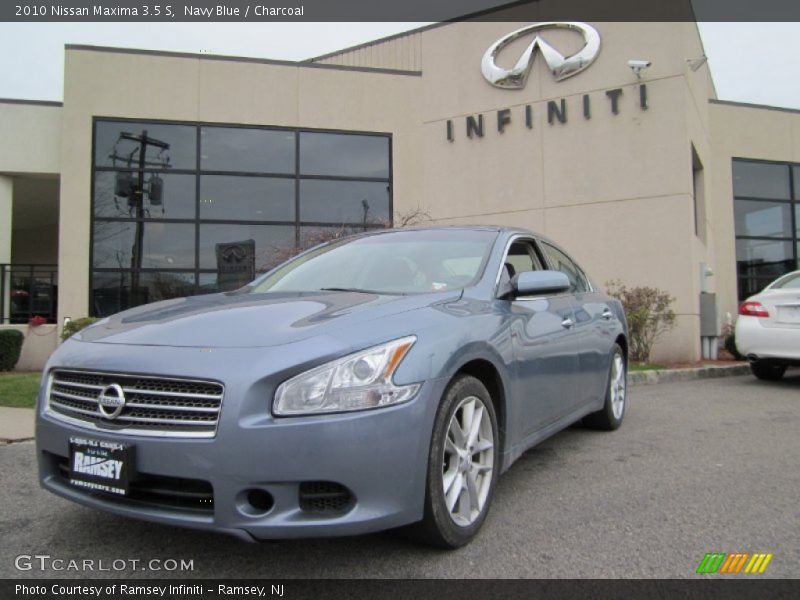 Navy Blue / Charcoal 2010 Nissan Maxima 3.5 S