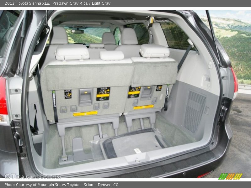 Predawn Gray Mica / Light Gray 2012 Toyota Sienna XLE