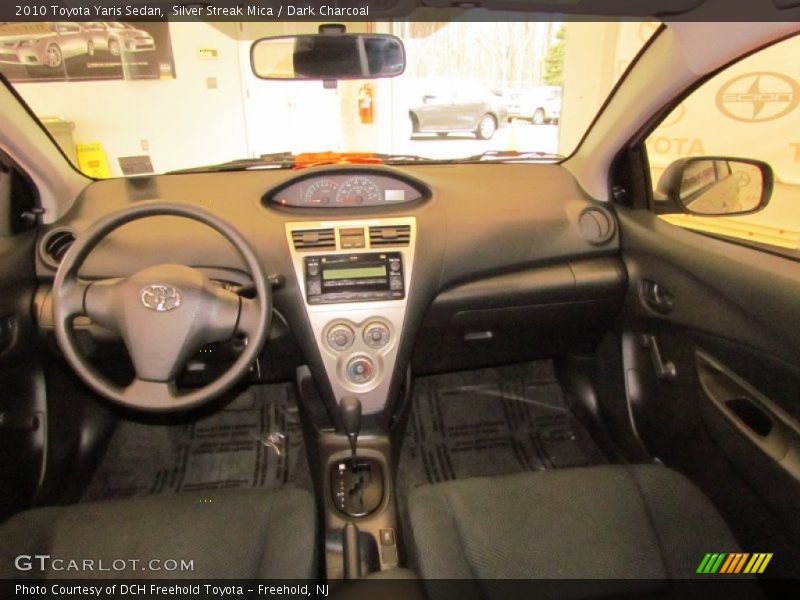Silver Streak Mica / Dark Charcoal 2010 Toyota Yaris Sedan