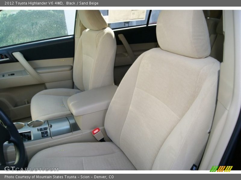 Black / Sand Beige 2012 Toyota Highlander V6 4WD