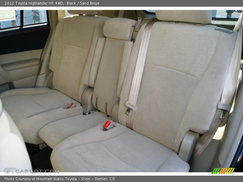 Black / Sand Beige 2012 Toyota Highlander V6 4WD