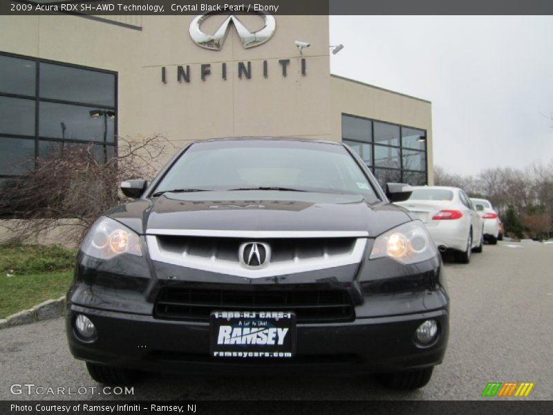 Crystal Black Pearl / Ebony 2009 Acura RDX SH-AWD Technology