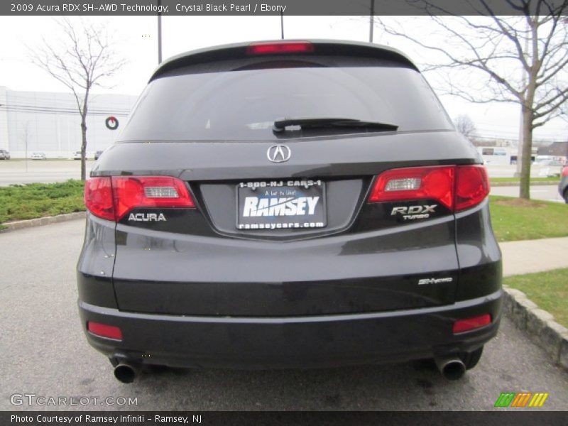 Crystal Black Pearl / Ebony 2009 Acura RDX SH-AWD Technology