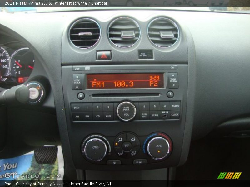 Winter Frost White / Charcoal 2011 Nissan Altima 2.5 S