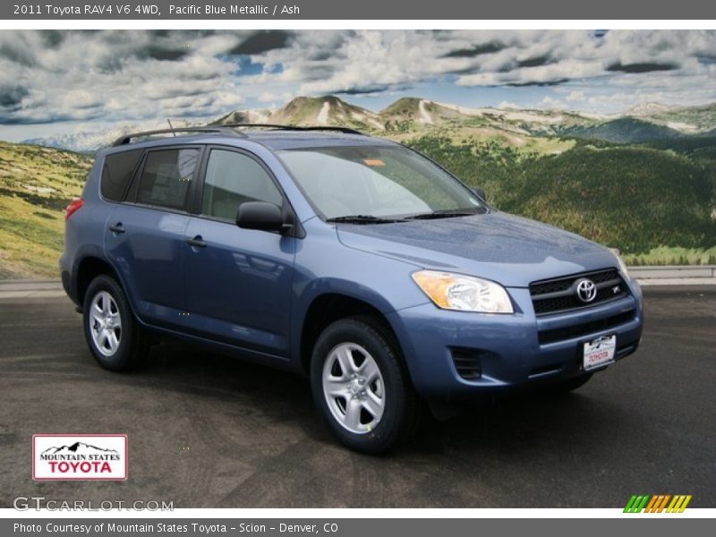 Pacific Blue Metallic / Ash 2011 Toyota RAV4 V6 4WD