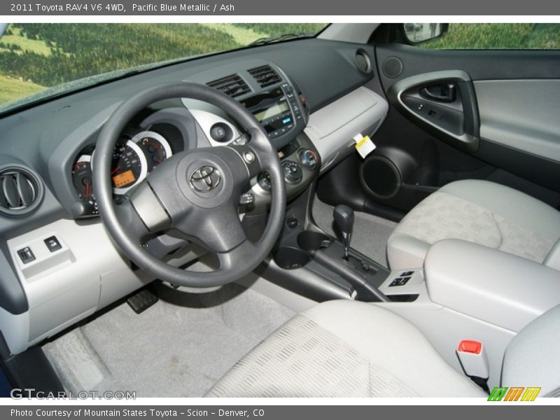 Pacific Blue Metallic / Ash 2011 Toyota RAV4 V6 4WD