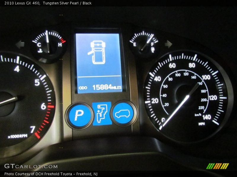 Tungsten Silver Pearl / Black 2010 Lexus GX 460