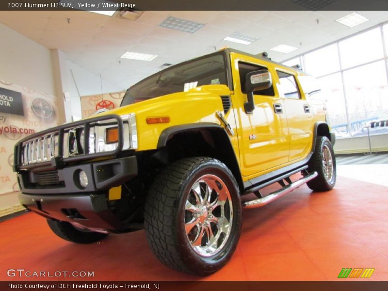 Yellow / Wheat Beige 2007 Hummer H2 SUV