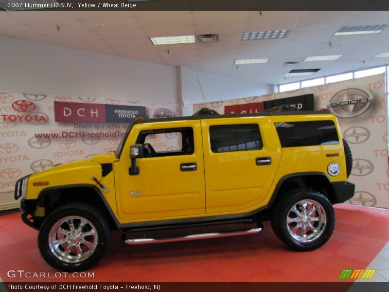 Yellow / Wheat Beige 2007 Hummer H2 SUV