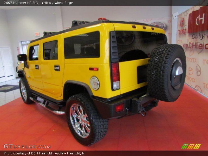 Yellow / Wheat Beige 2007 Hummer H2 SUV