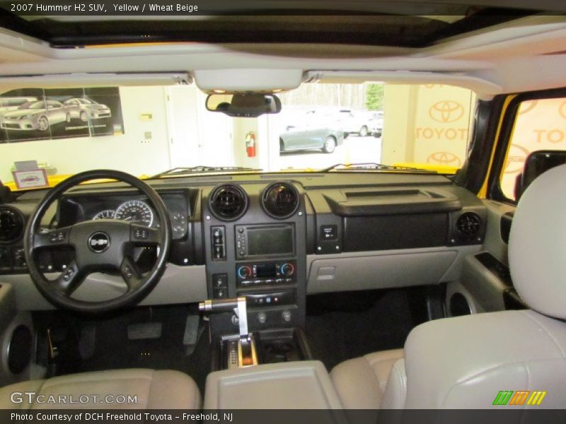 Yellow / Wheat Beige 2007 Hummer H2 SUV