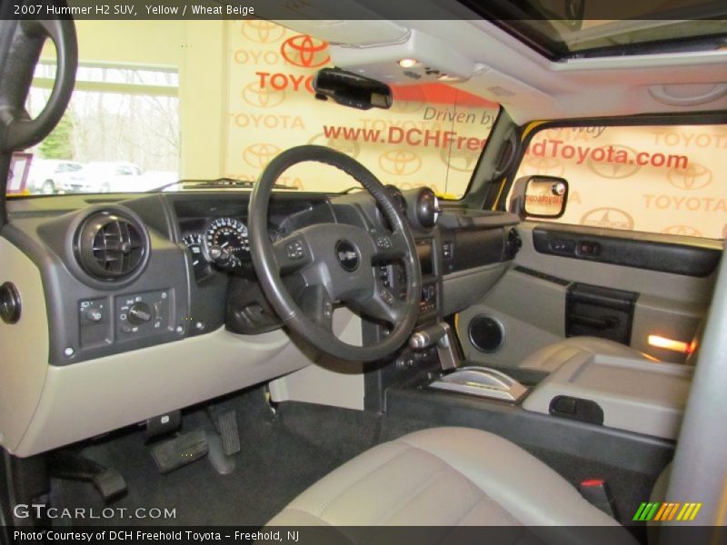 Yellow / Wheat Beige 2007 Hummer H2 SUV