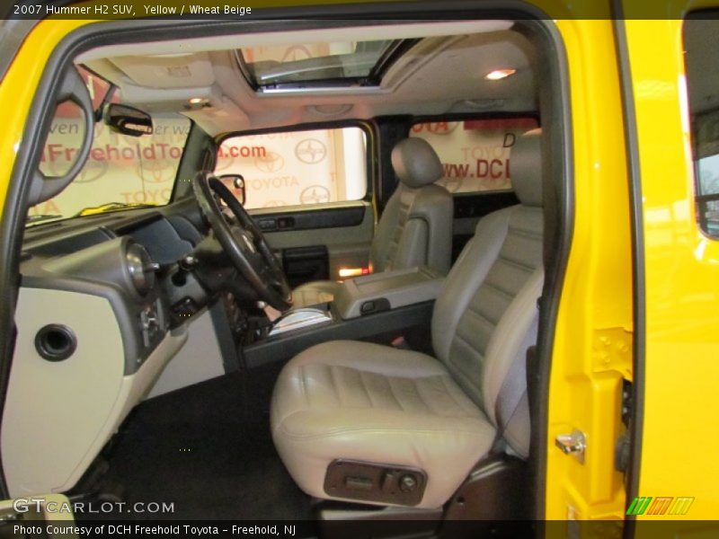 Yellow / Wheat Beige 2007 Hummer H2 SUV