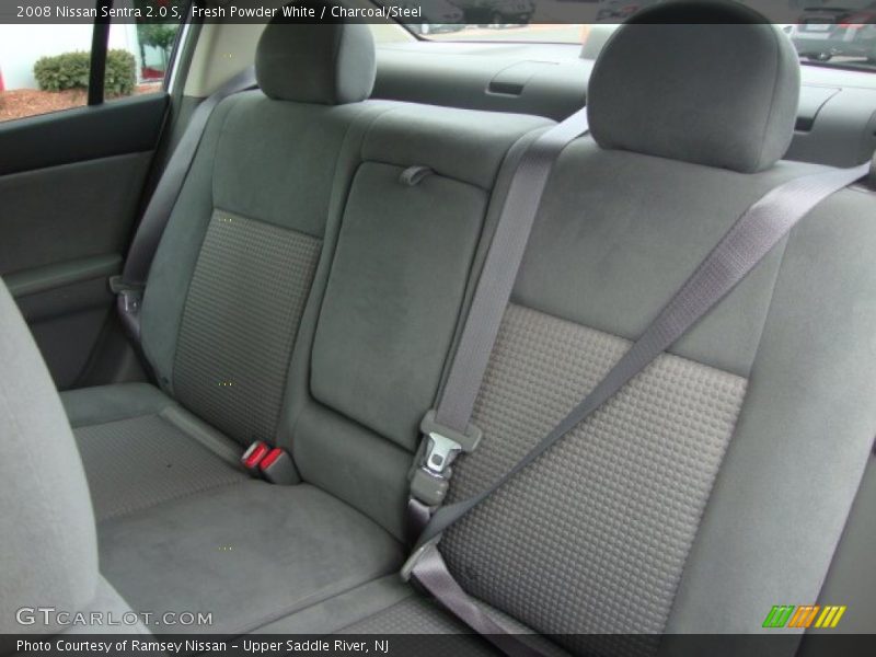 Fresh Powder White / Charcoal/Steel 2008 Nissan Sentra 2.0 S
