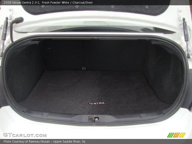 Fresh Powder White / Charcoal/Steel 2008 Nissan Sentra 2.0 S